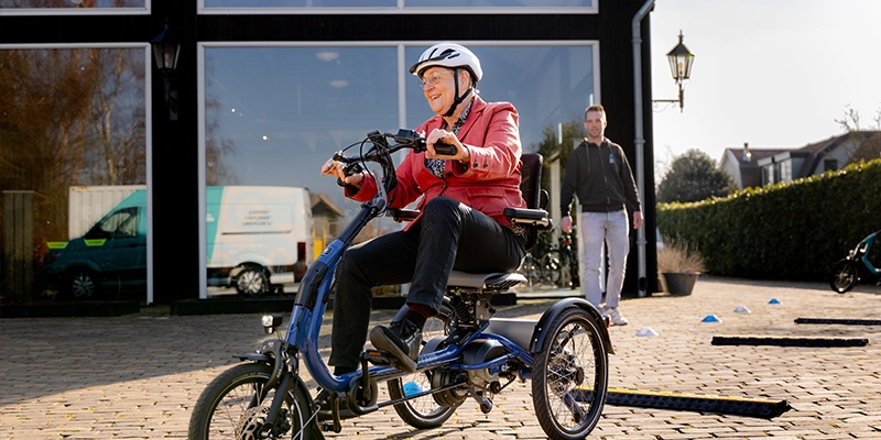 proefrit van raam fiets