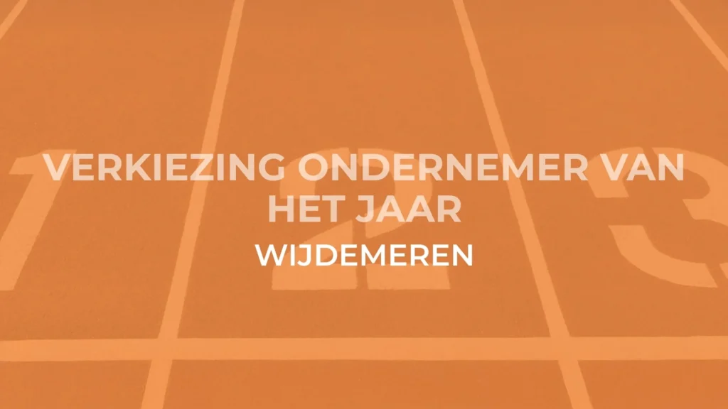 Verkiezing Ondernemer van het jaar Wijdemeren